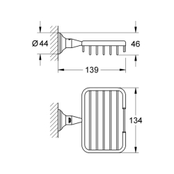 Мильниця-решітка Grohe EX Essentials Authentic 40659001