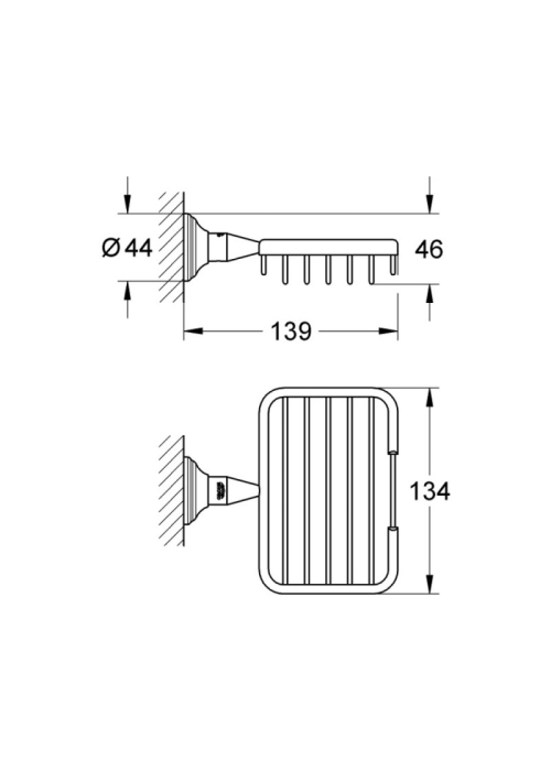 Мильниця-решітка Grohe EX Essentials Authentic 40659001