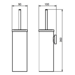 Йоршик туалетний Qtap Liberty ANT 1150