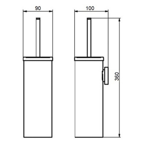 Ершик туалетный Qtap Liberty ANT 1150