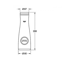 Скляний графин Grohe Blue, 40405000