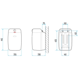 Водонагрівач Aquahot Compact 15 л (142602021205011).