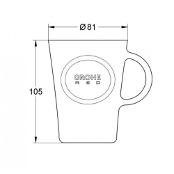 Набір чашок Grohe Red, 40432000