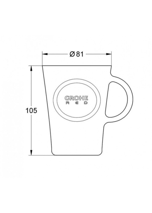 Набір чашок Grohe Red, 40432000