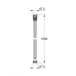 Шланг для душу Grohe Rotaflex Metal Longlife 150 см, 28417000