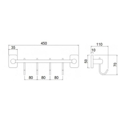 Гачок Qtap Liberty ANT 1154-4