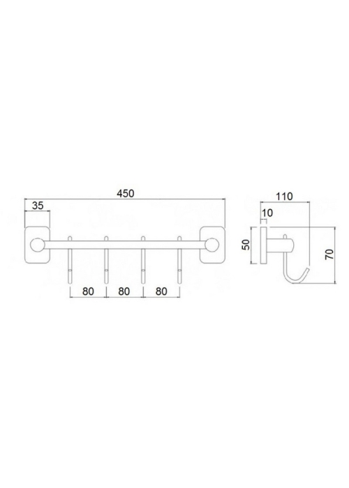 Гачок Qtap Liberty ANT 1154-4