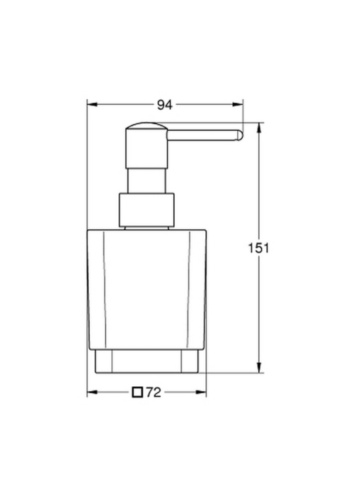 Дозатор рідкого мила Grohe Selection Cube 40805000