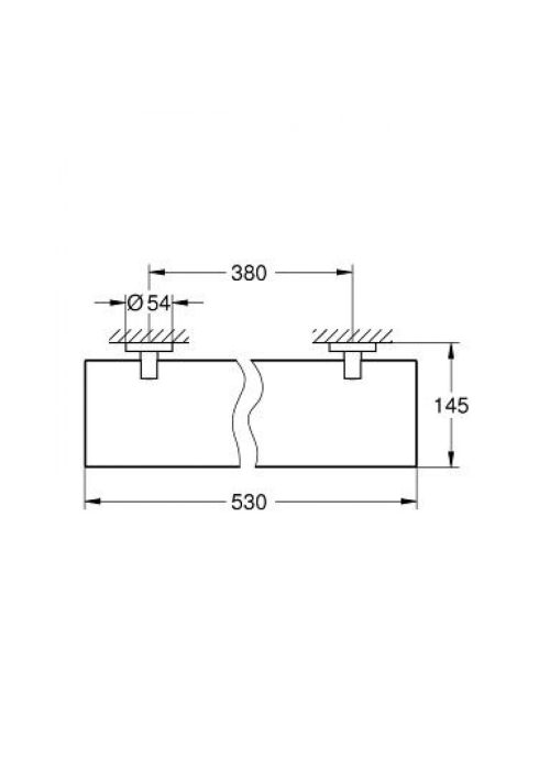 Скляна поличка Grohe Essentials New, 40799001