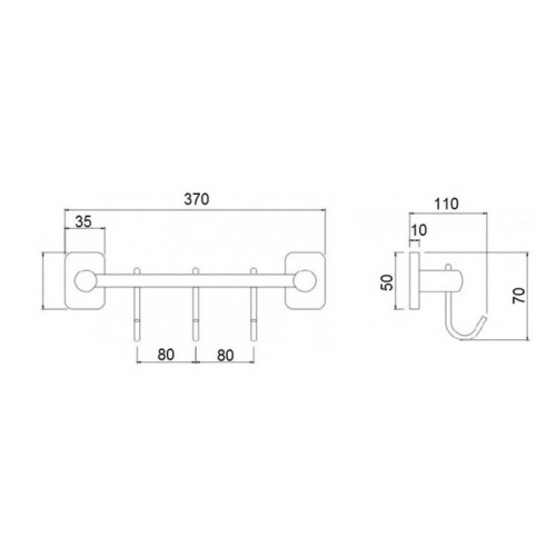 Гачок Qtap Liberty CRM 1154-3