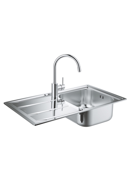 Кухонная мойка Grohe EX Sink K400 + смеситель Concetto (31570SD0)