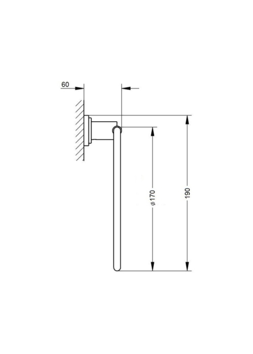 Рушникотримувач Qtap Liberty ANT 1160