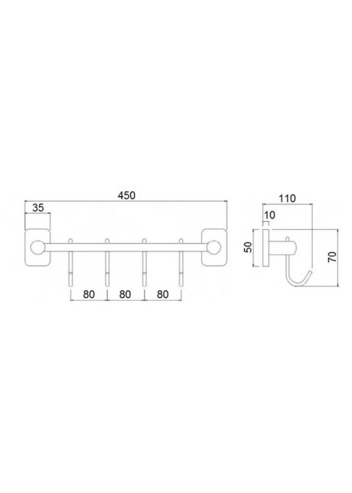 Гачок Qtap Liberty ORO 1154-4