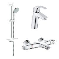 Набор смесителей ванны Grohe GRT1000+Eurosmart 34101TM (23324001+34155003+27926000)