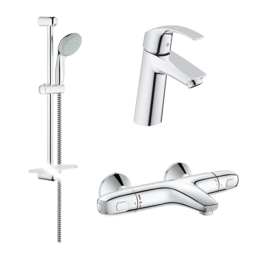 Набір змішувачів ванни Grohe GRT1000+Eurosmart 34101TM (23324001+34155003+27926000)