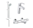 Набор смесителей ванны Grohe GRT1000+Eurosmart 34101TM (23324001+34155003+27926000)