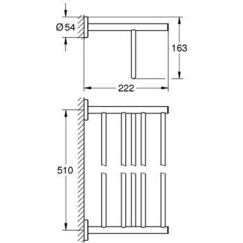 Полиця Grohe BauCosmopolitan 40462001