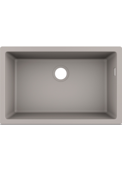 Кухонна мийка Hansgrohe S510-U660 під стільницю 710х450 Concretegrey 43432380