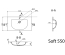 Умивальник Radaway Soft 55 (U124055-02-01)