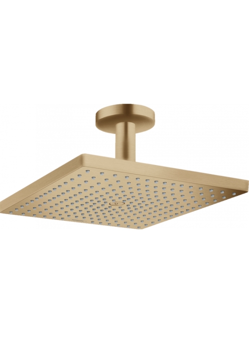 Верхній душ Hansgrohe Raindance E 300 1jet із стельовим з'єднувачем Brushed Bronze 26250140