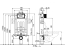 Інсталяція Ravak W II/1000 для встановлення підвісного унітазу, стіна X01702