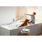 Шланг для душевой лейки Hansgrohe SBox Square 1,45 м врезной в борт ванны Matt White 28010700