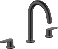 Смеситель для раковины Hansgrohe Vernis Blend черный матовый 71553670