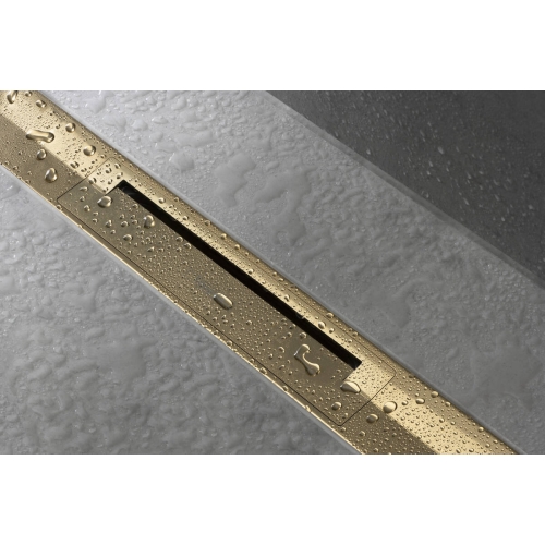 Верхня частина Hansgrohe "RainDrain Flex" для каналу (пристінна) 1000 мм Polished Gold Optic 56053990