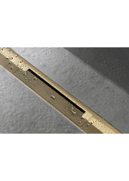 Верхня частина Hansgrohe "RainDrain Flex" для каналу (пристінна) 1000 мм Polished Gold Optic 56053990