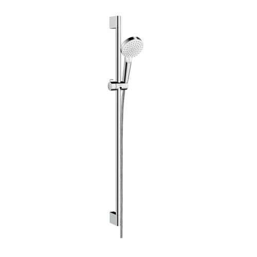 Душевой набор Hansgrohe Crometta Vario 90 см EcoSmart белый/хром 26538400