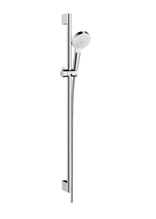 Душевой набор Hansgrohe Crometta Vario 90 см EcoSmart белый/хром 26538400