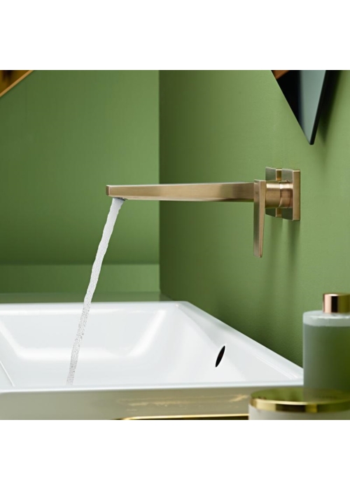 Смеситель для раковины настенный Hansgrohe Metropol Polished Gold Optic 32526990