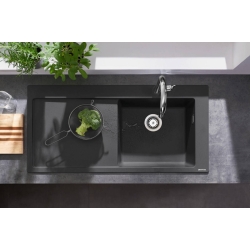 Кухонна мийка Hansgrohe S514-F450 із сушаркою зліва Graphiteblack 43314170