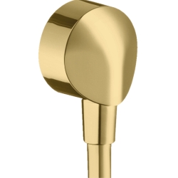 Шланговое подключение Hansgrohe FixFit E без обратного клапана Polished Gold Optic 27454990