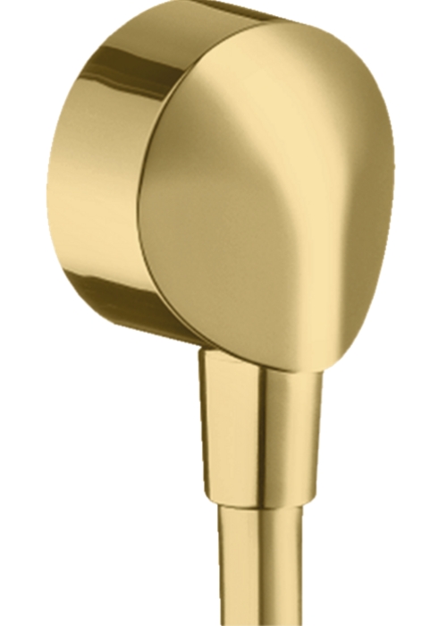 Шланговое подключение Hansgrohe FixFit E без обратного клапана Polished Gold Optic 27454990