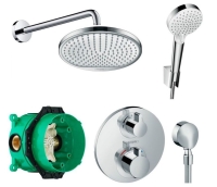 Комплект скрытого монтажа Hansgrohe Ecostat S для душа 6в1 20190007