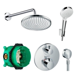 Комплект скрытого монтажа Hansgrohe Ecostat S для душа 6в1 20190007