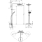 Душевая система Hansgrohe Raindance Select S 240 2jet с термостатом, хром/белый 27129400