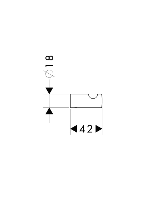 Крючок Hansgrohe PuraVida 41501000