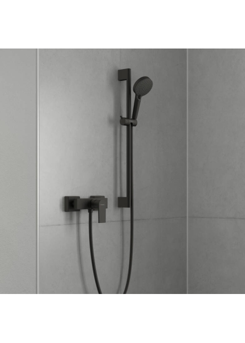 Душова система Hansgrohe Vernis Shape Showerpipe 230 1jet Reno EcoSmart 26289670 чорний матовий