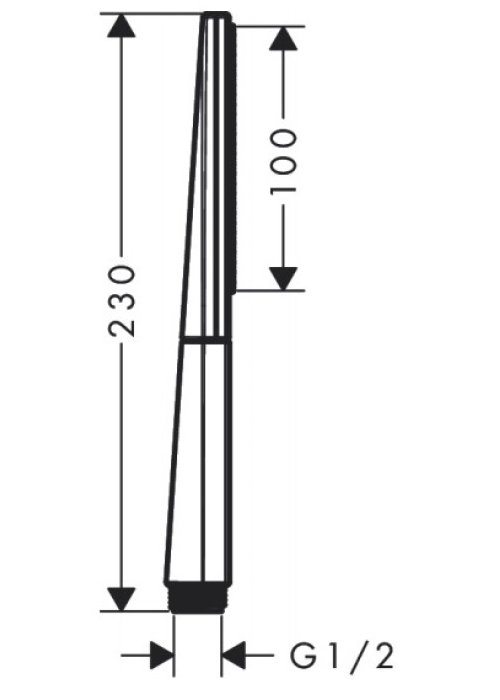 Ручной душ Hansgrohe Rainfinity 26866990 золото