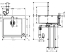 Кухонний комплект мийка із змішувачем Hansgrohe C71-F450-06, сталь 43201800