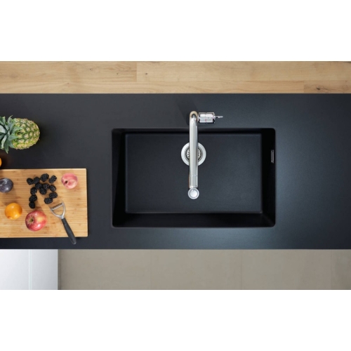 Кухонна мийка Hansgrohe S510-U660 під стільницю 710х450 Graphiteblack 43432170