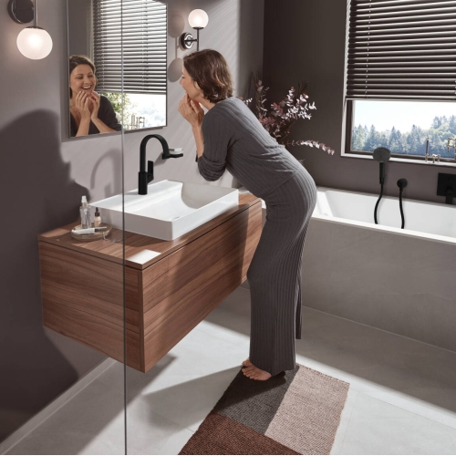 Змішувач Hansgrohe Vivenis для раковини, чорний 75032670