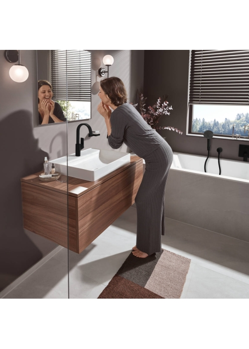 Смеситель Hansgrohe Vivenis для раковины, черный матовый 75032670