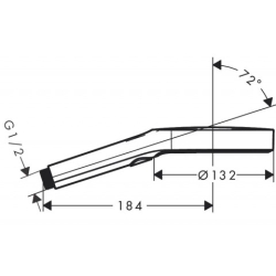 Ручной душ Hansgrohe Rainfinity 26864000 хром