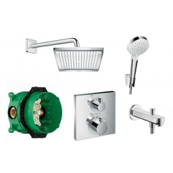 Комплект скрытого монтажа Hansgrohe Ecostat E для ванны 6в1 20190005