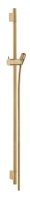 Душова штанга Hansgrohe Unica S Pura 90 см зі шлангом для душу 160 см Brushed Bronze 28631140