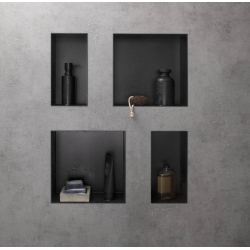 Настінна ніша Hansgrohe XtraStoris Original із вбудованою рамою 30x30x10 см Matt Black 56061670