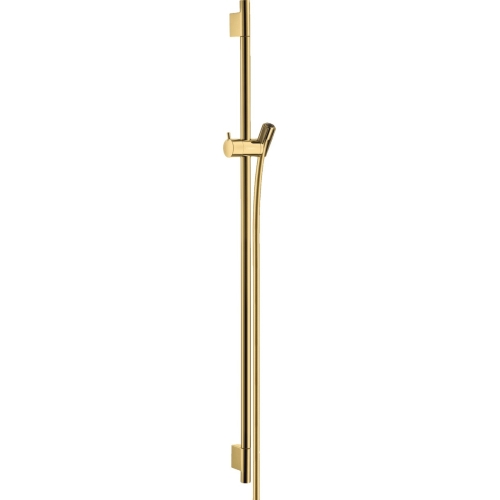 Душевая штанга Hansgrohe Unica S Pura 90 см со шлангом для душа 160 см Polished Gold Optic 28631990